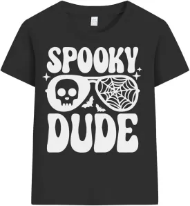Boys Halloween T-Shirts Halloween Pumpkin Shirts Kids Ghost Trick or Treat Boo Print Tops Tees 3-10 Years