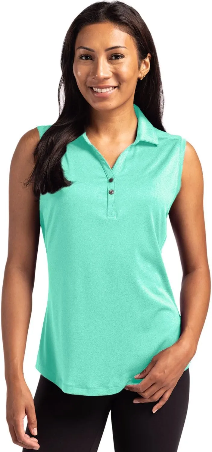 Cutter & Buck Forge Eco Stretch Recycled Womens Sleeveless Polo