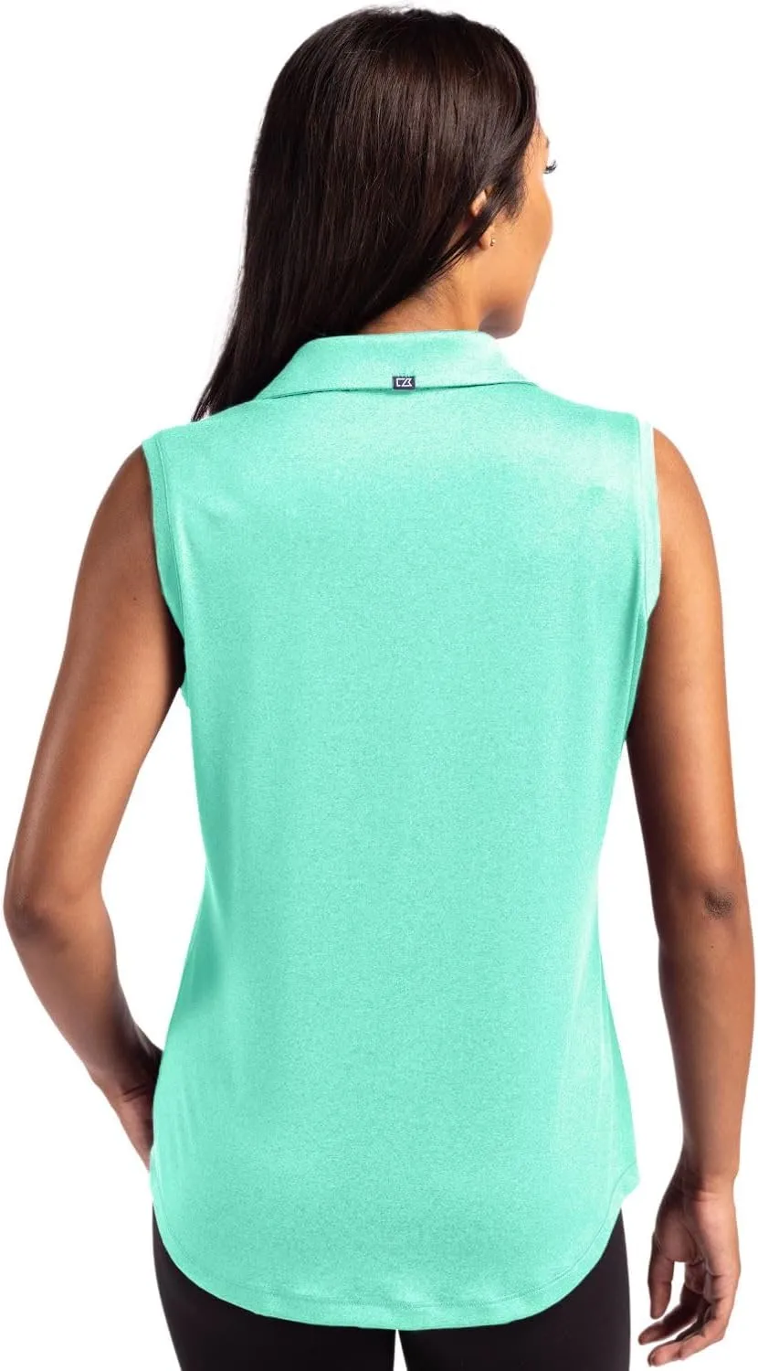Cutter & Buck Forge Eco Stretch Recycled Womens Sleeveless Polo
