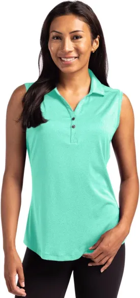 Cutter & Buck Forge Eco Stretch Recycled Womens Sleeveless Polo