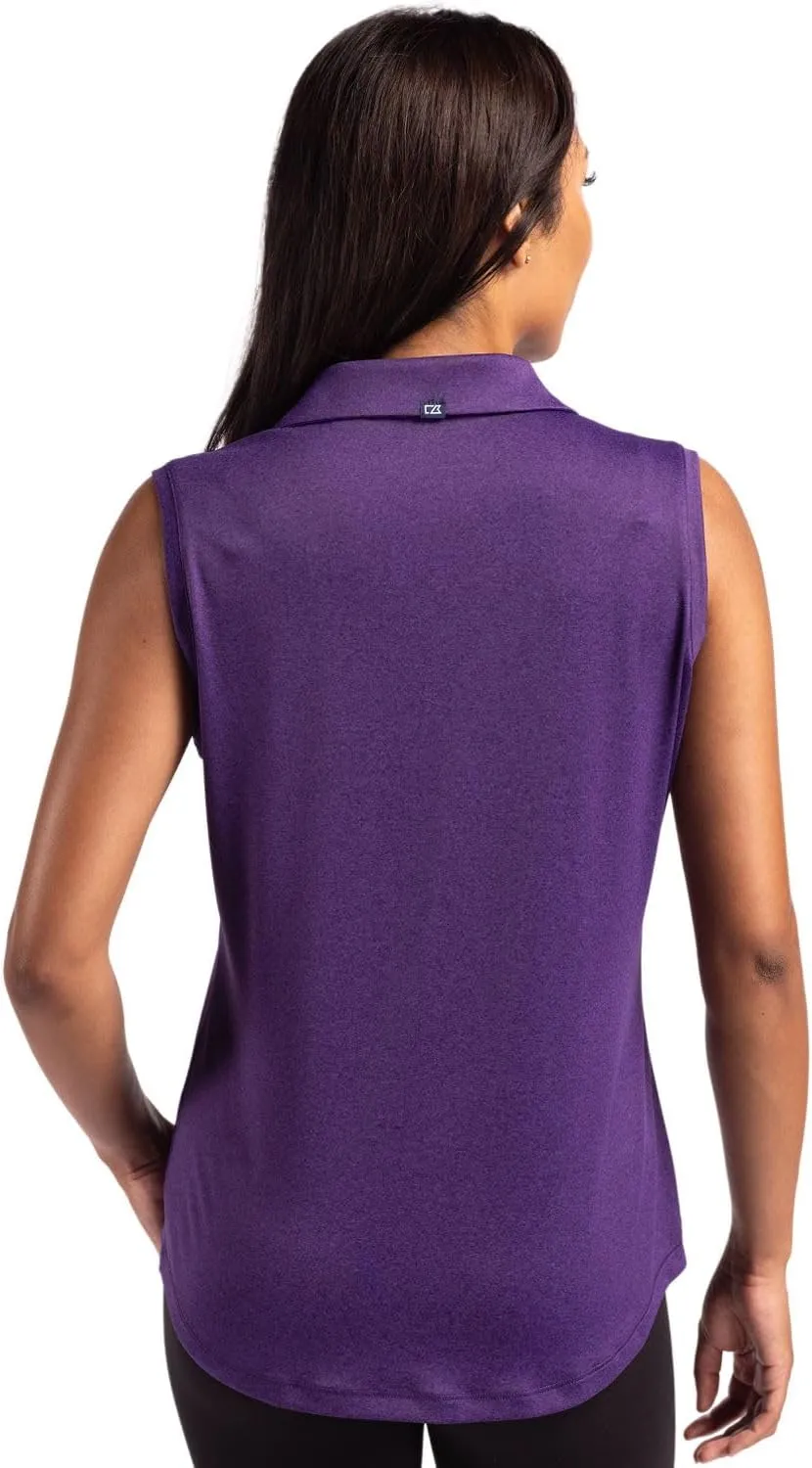 Cutter & Buck Forge Eco Stretch Recycled Womens Sleeveless Polo