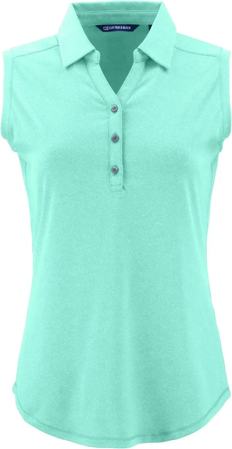 Cutter & Buck Forge Eco Stretch Recycled Womens Sleeveless Polo