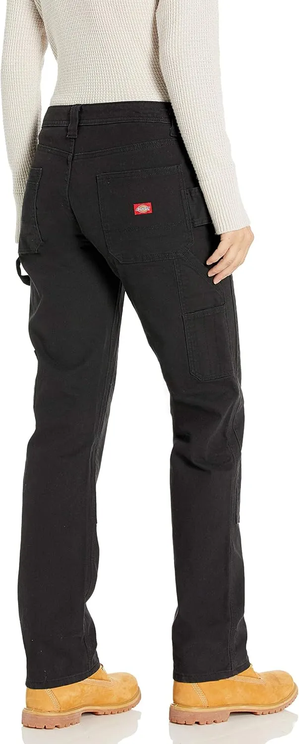 Dickies womens Relaxed Straight Stretch Double-front Carpenter Pant