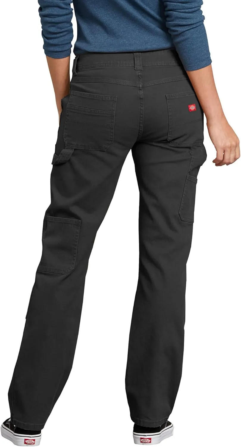 Dickies womens Relaxed Straight Stretch Double-front Carpenter Pant