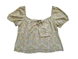 F&F Green Floral Womens Blouse