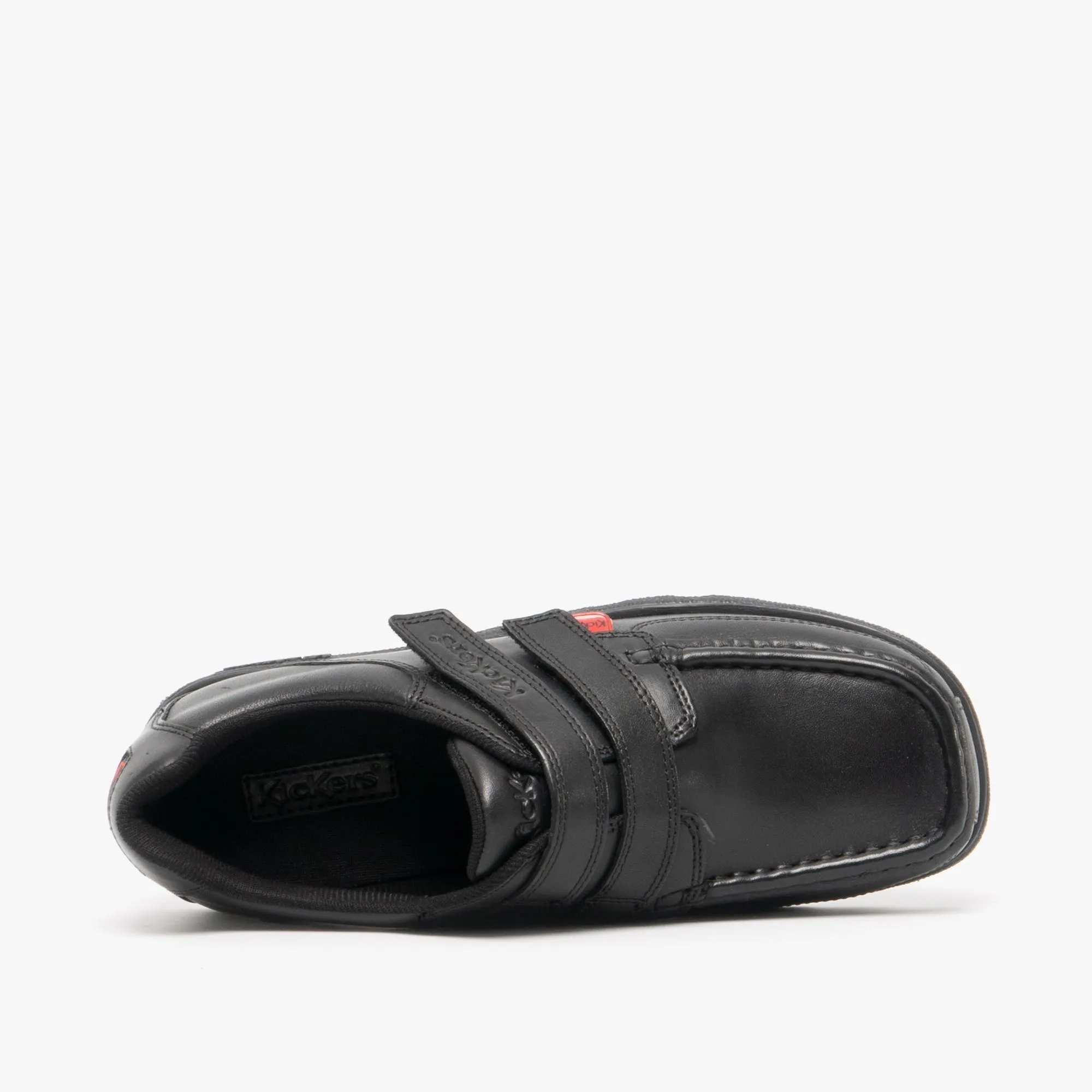 FRAGMA STRAP Junior Boys Leather Shoes Black