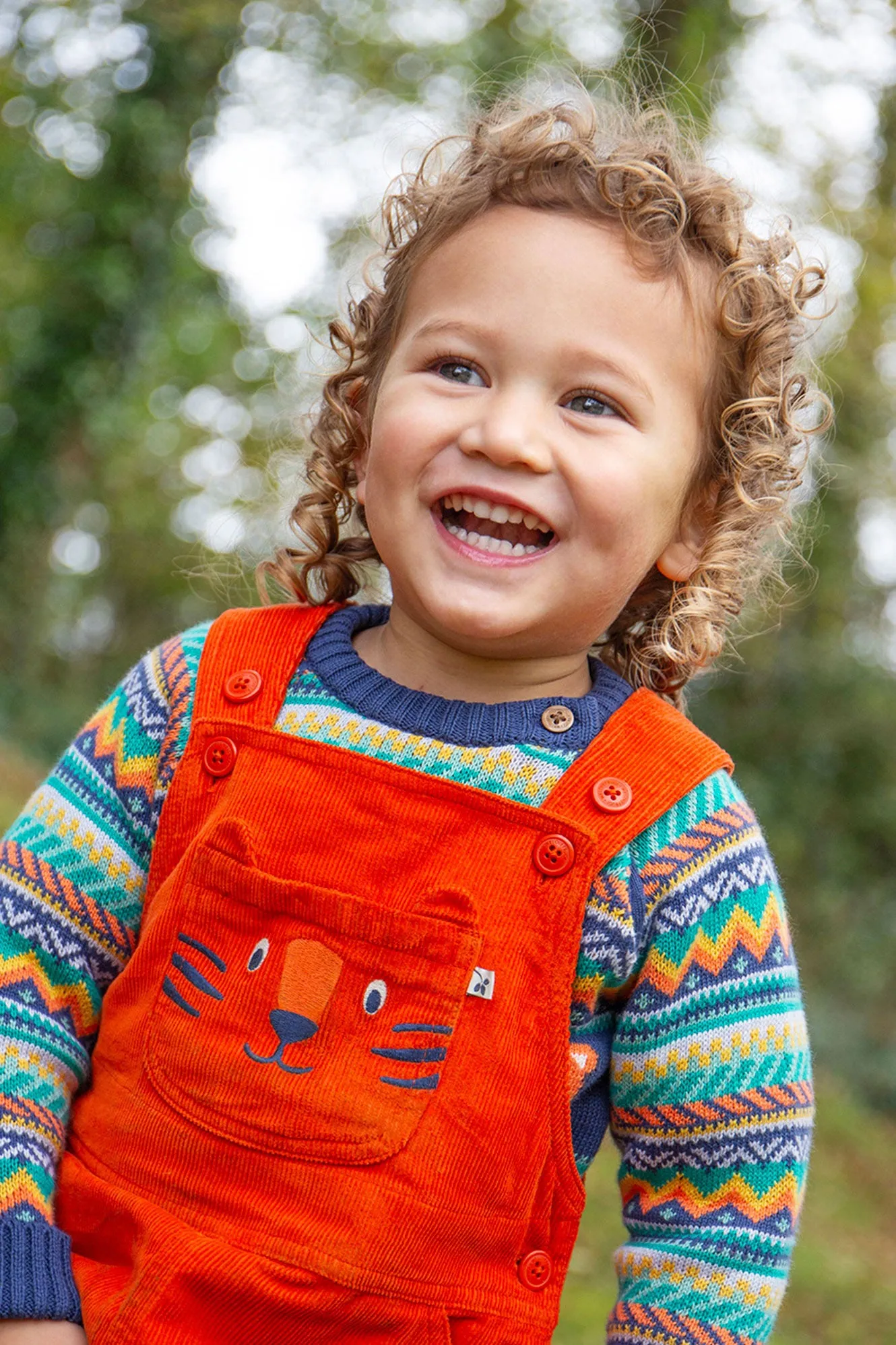 Frugi Baby Boys Durgan Cord Dungaree