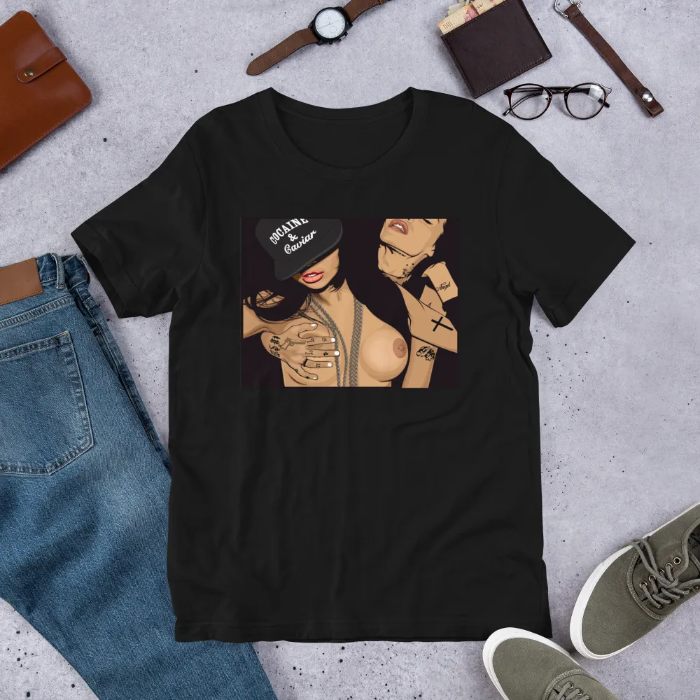 LADY VAMP LOVE ME MENS TSHIRTS