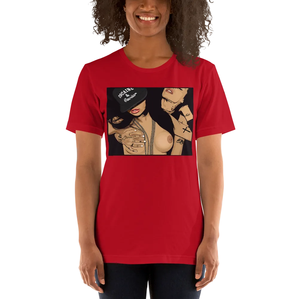 LADY VAMP LOVE ME MENS TSHIRTS