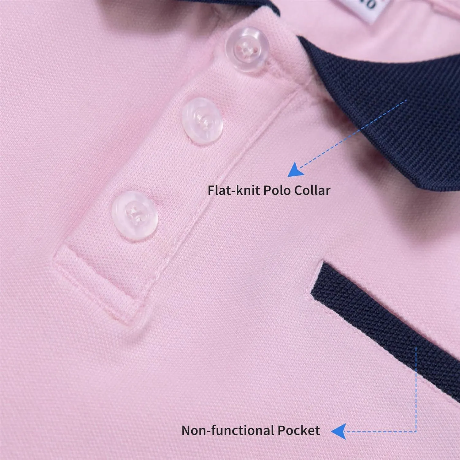 LittleSpring Boys Girls Polo Shirt School Uniform Short Sleeve Pique Polo T Shirt for Kids