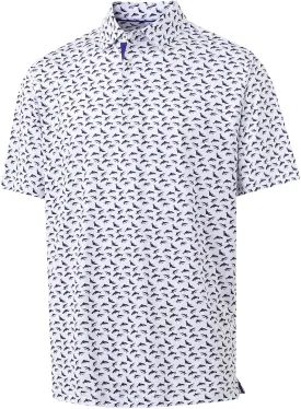 M MAELREG Boys Polo Shirt Short Sleeve Performance Dry Fit Stretch Funny Print Active Casual Collared Golf Shirts for Boy