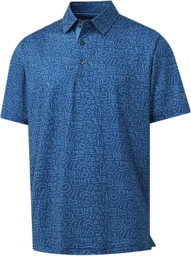 M MAELREG Boys Polo Shirt Short Sleeve Performance Dry Fit Stretch Funny Print Active Casual Collared Golf Shirts for Boy