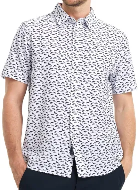 M MAELREG Mens Hawaiian Shirts Short Sleeve Button Down Tropical Beach Floral Solid Print Summer Vacation Mens Casual Shirts