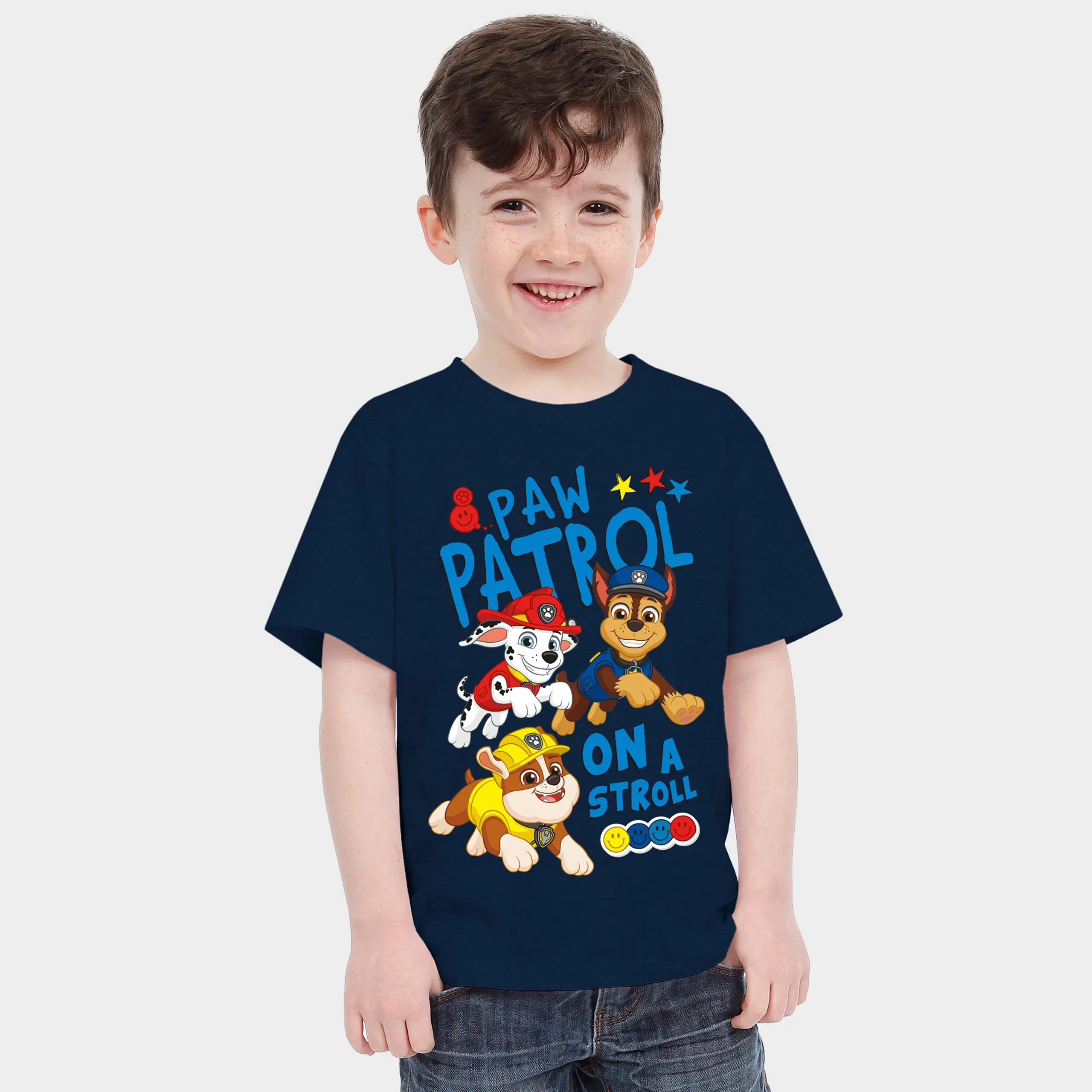 PAW Patrol T-Shirt - Rubble, Marshall And Chase