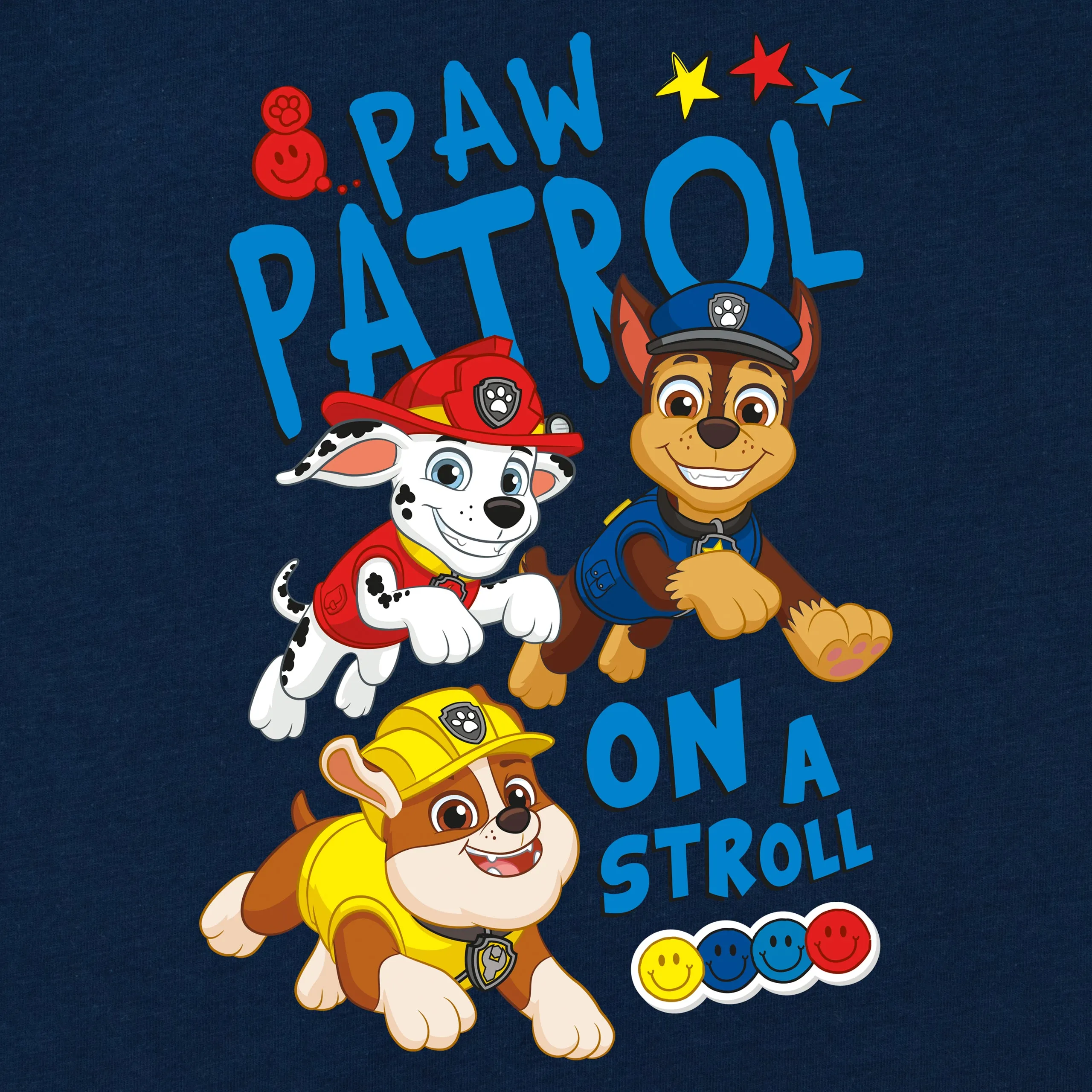 PAW Patrol T-Shirt - Rubble, Marshall And Chase