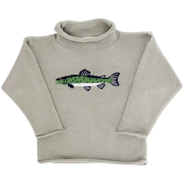 Roll Neck Sweater-Trout