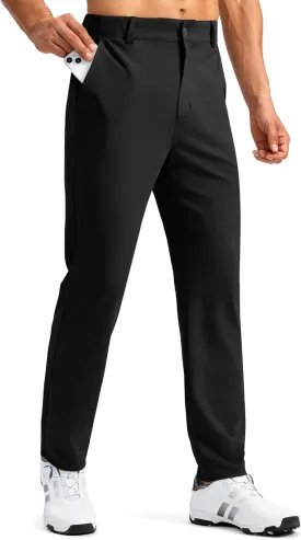 Soothfeel Men's Golf Pants with 5 Pockets Slim Fit Stretch Sweatpants Casual Travel Dress Work Pants for Men