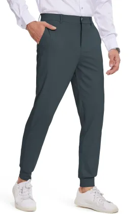 Tapata Men's 29/30/32/34 Inseam 4-Way Stretch Golf Joggers Slim Fit Regular Tall Athletic Sweatpants Casual Dress Pants