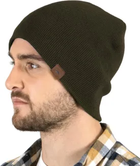 Tough Headwear Daily Knit Beanie - Beanies Hats for Men - Winter Hats for Men & Women - Warm Knitted Hats for Cold Weather