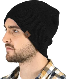 Tough Headwear Daily Knit Beanie - Beanies Hats for Men - Winter Hats for Men & Women - Warm Knitted Hats for Cold Weather