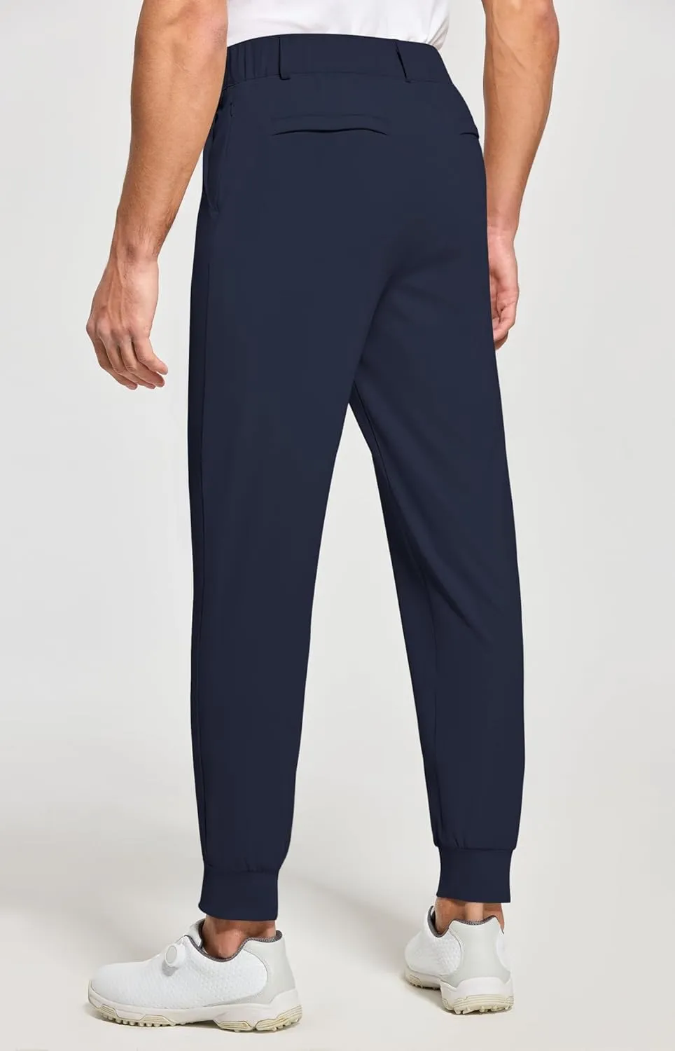 Willit Men's Golf Joggers Stretch Pants with 5 Pockets Slim Fit Sweatpants Work Dress Pants with Belt Loops
