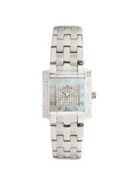 Womens Diamond With Silver Dial   Swiss Quartz
