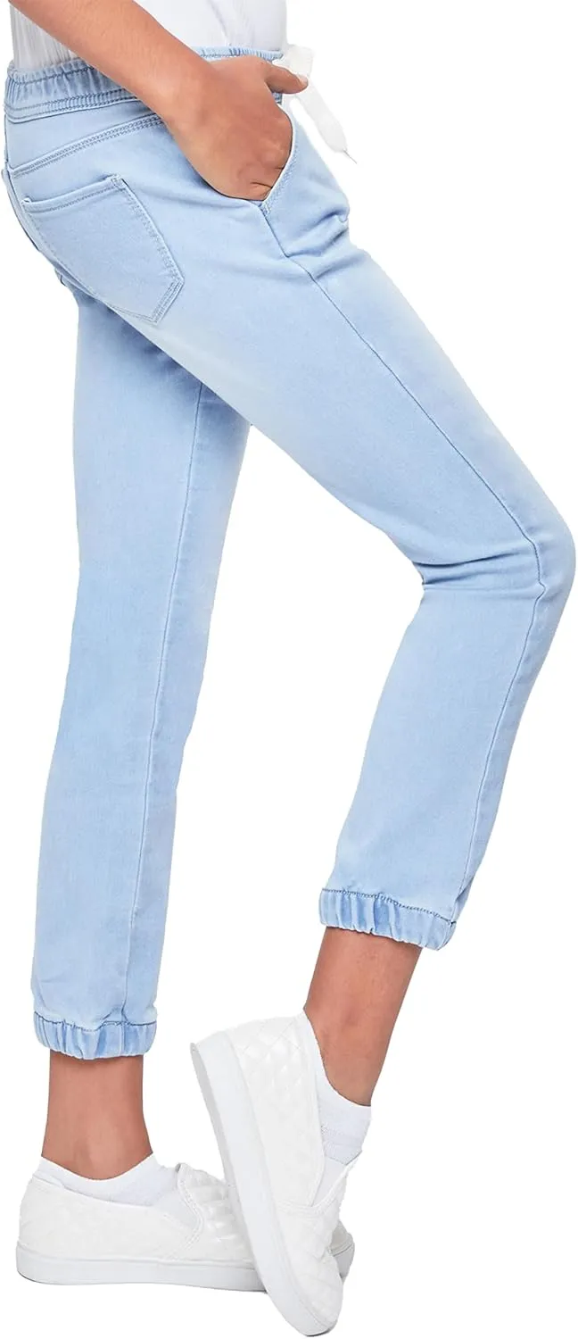 YMI Jeans Girls Kozy Joggers with Faux Drawstring